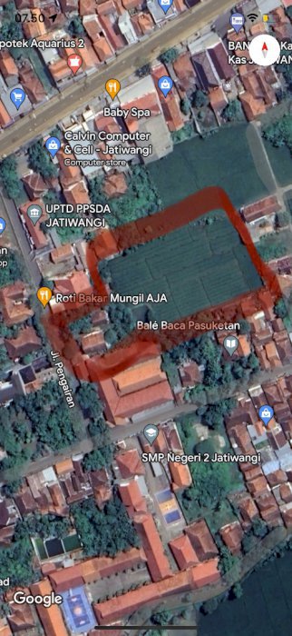 Jual tanah ciboreng jatiwangi majalengka