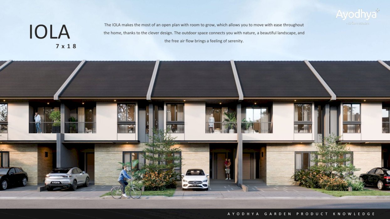 Rumah Modern Cantik Lokasi Strategis, IOLA at Ayodhya Garden Tangerang