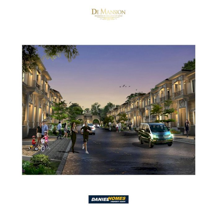 Rumah Modern Classic Cantik Siap Huni Menarik, De Mansion Alam Sutera