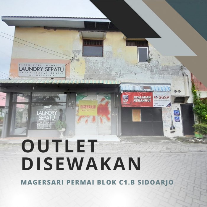 DISEWAKAN OUTLET LOKASI NOL JALAN RAYA MAGERSARI (OPER KONTRAK)