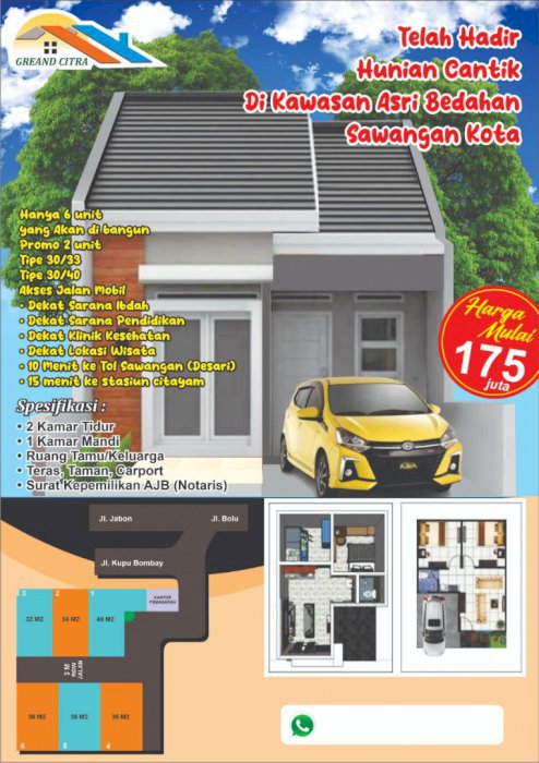 Rumah murah di kota depok