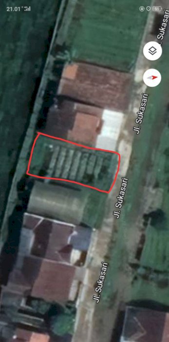 Jual tanah kapling luas 96 meter