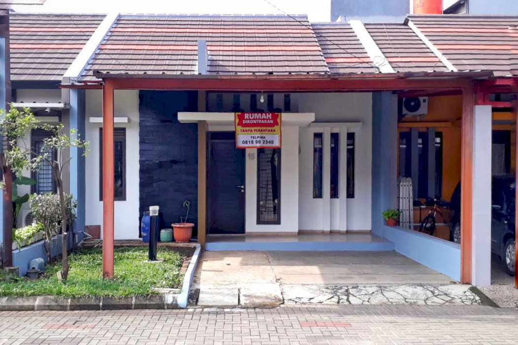Disewakan tahunan, rumah nyaman siap huni di Grand Sharon Residence