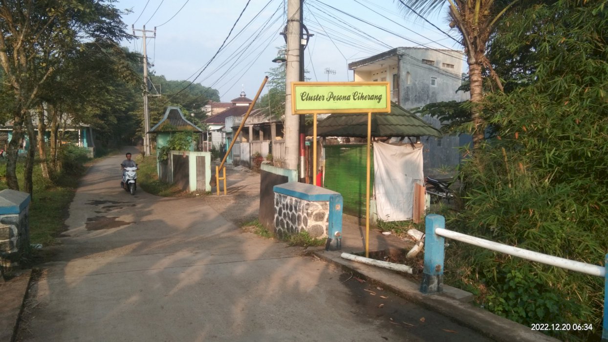Tanah kavling Ciherang Dramaga Bogor dekat Laladon Bubulak