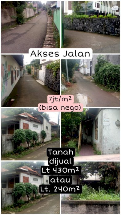 Dijual Tanah di Cilangkap