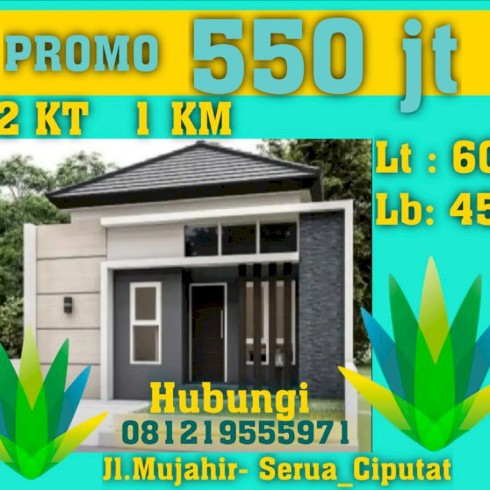 Rumah jalan mujahir Serua Ciputat