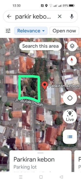 Tanah di Cijantung 499 meter