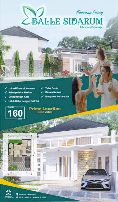 BALLE SIDARUM KUTOARJO, Strategis selangkah stasiun kereta Kutoarjo