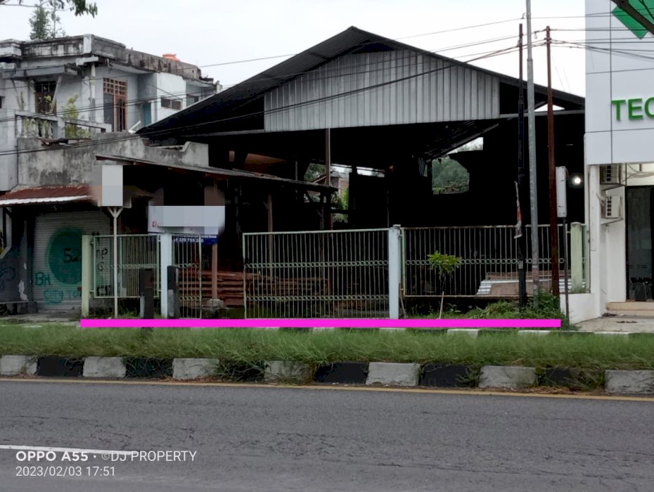 DIJUAL RUMAH DAN TANAH BANGUNAN GUDANG