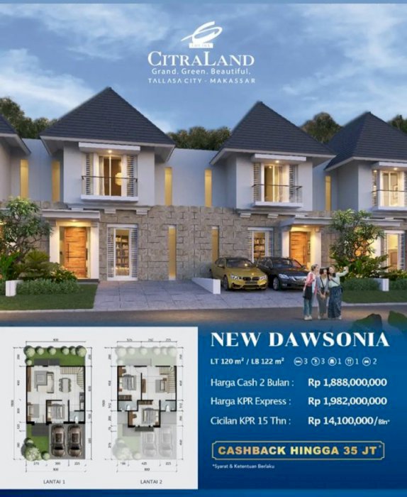 Citraland Tallasa City Makassar Type New Dawsonia