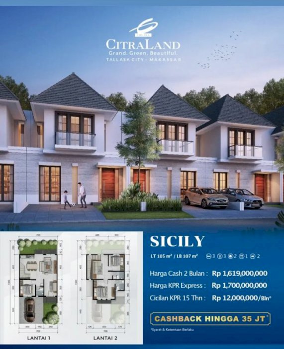 Citraland Tallasa City Makassar Type Sicily