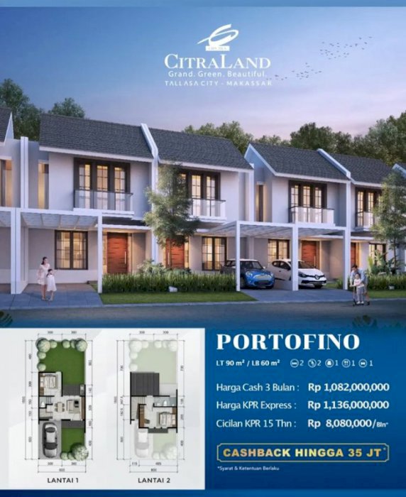 Citraland Tallasa City Makassar Type Portofino