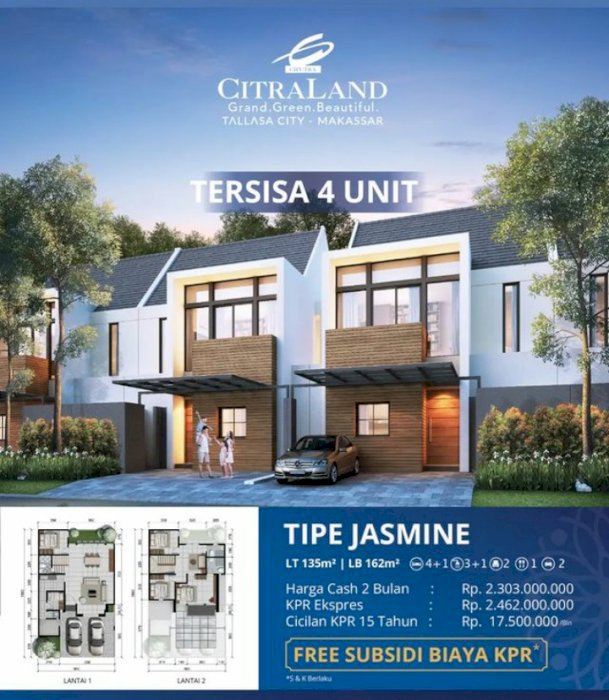 Citraland Tallasa City Makassar Type Jasmine 2
