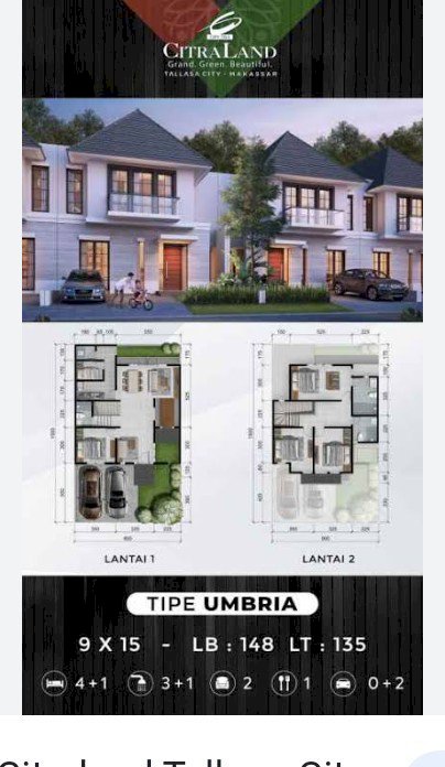 Citraland Tallasa City Makassar (Type Umbria 01)