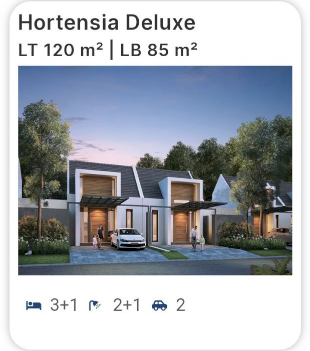 Citraland Tallasa City (Cluster White Floral Type Hortensia Deluxe)