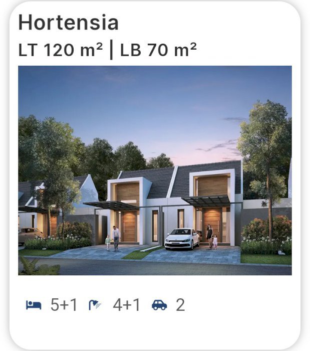 Citraland Tallasa City (Cluster White Floral Type Hortensia)