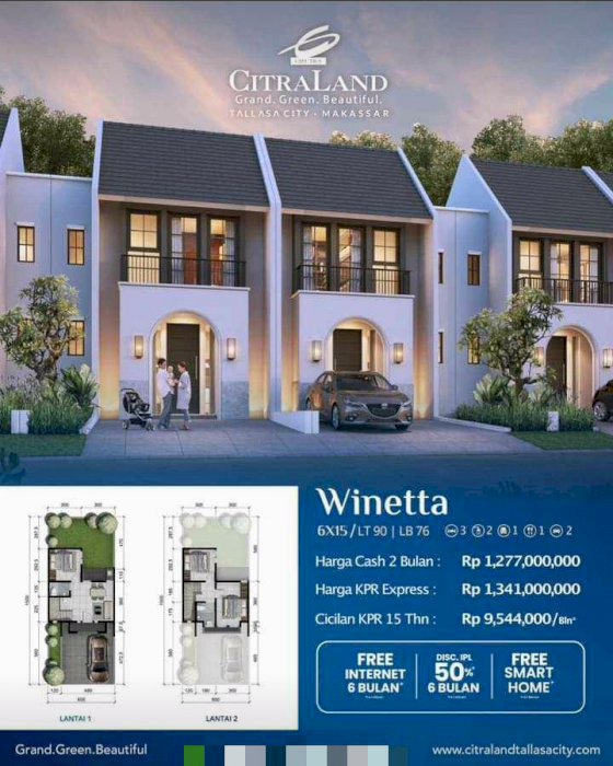 Citraland Tallasa City Makassar Type Winetta