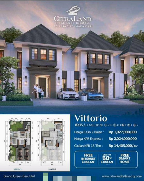 Citraland Tallasa City Makassar Type Vittorio