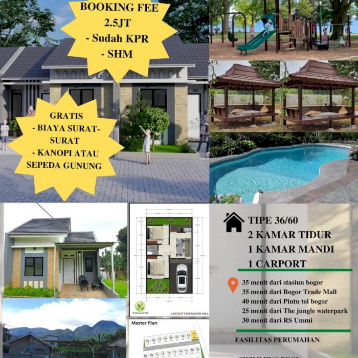 Rumah dijual bogor termurah sejagat raya