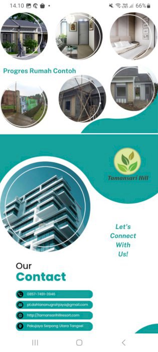 Rumah paling keren  bogor tamansari hill resort