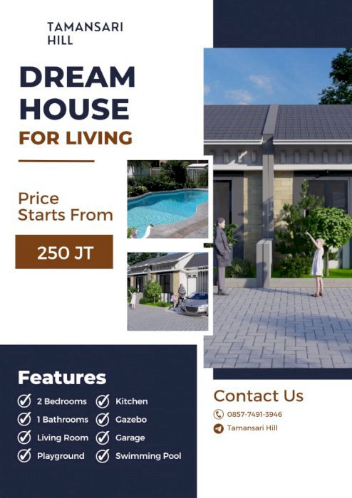 Rumah dijual bogor tamansari hill bisa buat vila