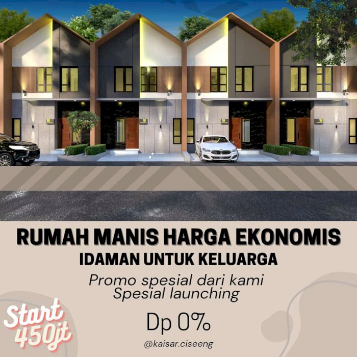 rumah dijual lokasi sangat trategis pingggir jalan utama