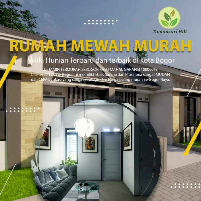 Rumah ada kolam renang bogor tamansari