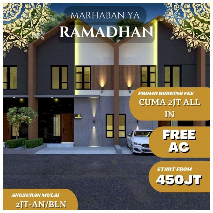 dijual dream house cukup booking fee 2jt sudah all in sampai akad KPR