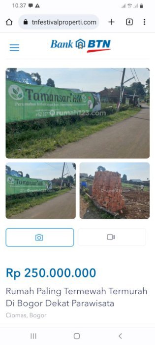 Rumah dijual termewah bogor