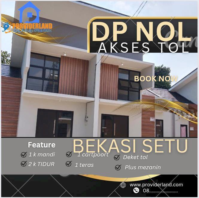 DIJUAL RUMAH CLUSTER MINIMALIS SIAP PINDAHAN