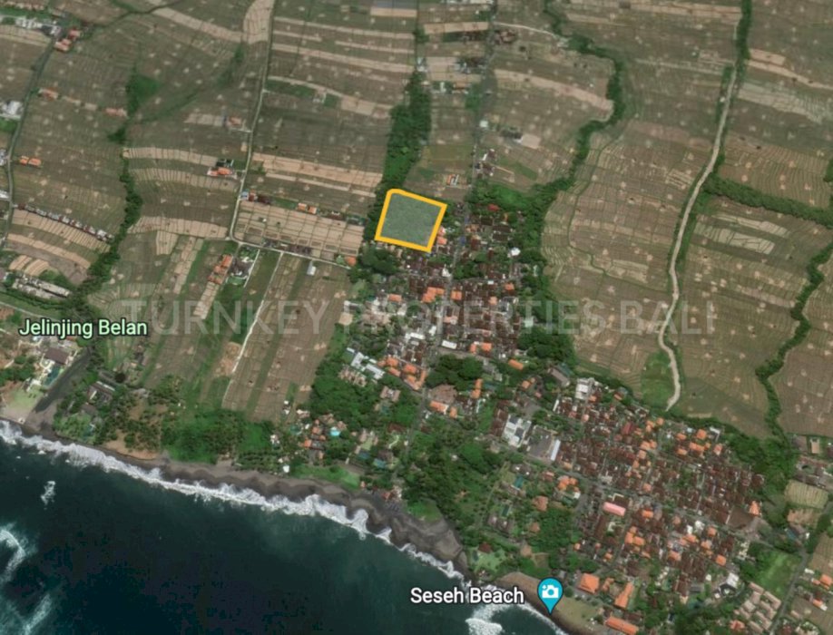 (#BSLL129) Leasehold Land 80Are in Seseh Walking Distance to The Beach