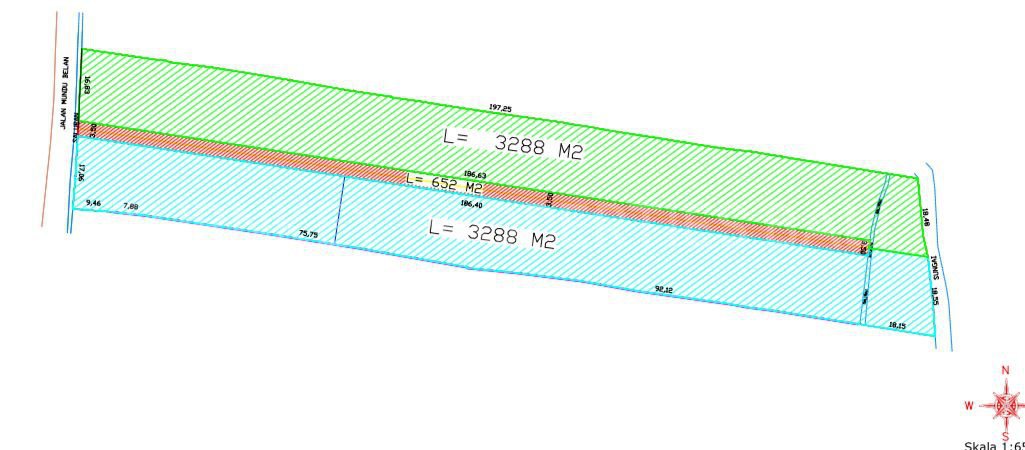 (#BSLL136) Great Land 3,200sqm in Seseh Close to the Beach
