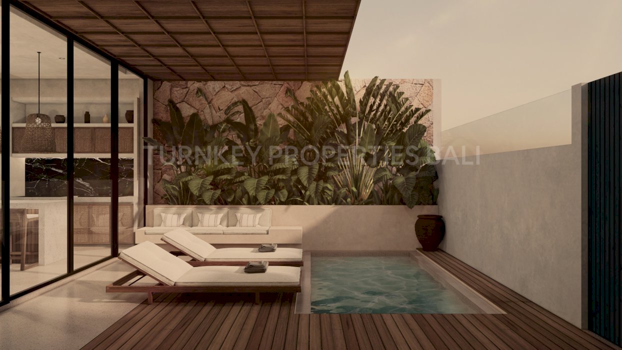 (#BSDL297) Modern Designed 1 Bedroom Apartment Project in Berawa