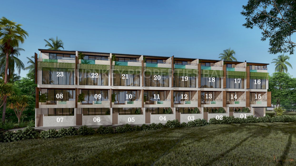 (#BSDL298) Modern and Stunning 1 Bedroom Apartment Project in Berawa