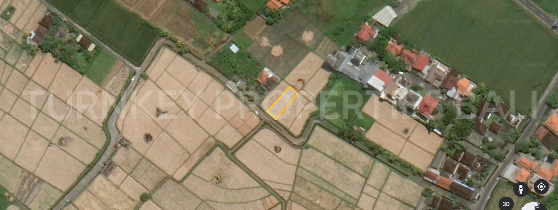 (#BSLF161) Amazing Land Freehold 1,83 Are with Ricefield View