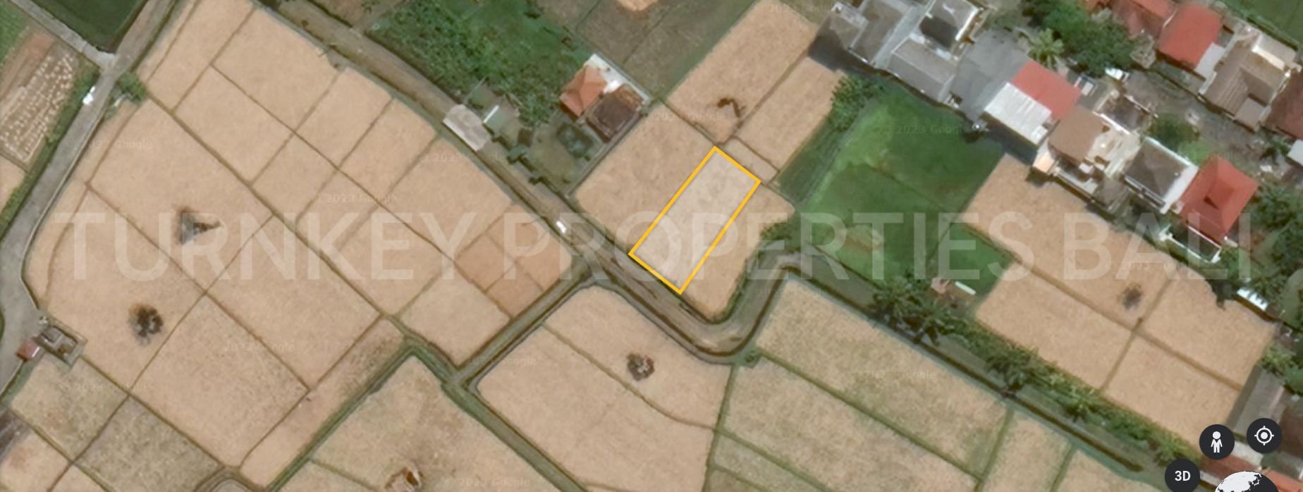 (#BSLF162) Beautiful Land Freehold 1,88 Are with Ricefield View