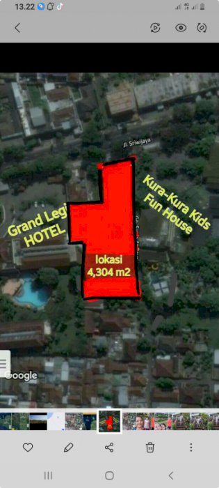 dijual lahan ditengah kota