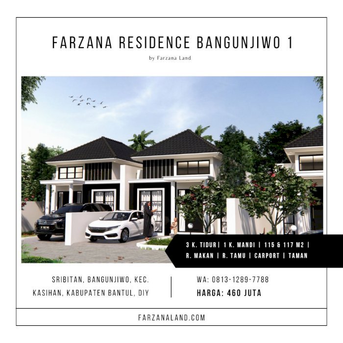 Dapatkan Rumah Cantik Minimalis di Bangunjiwo dekat UMY