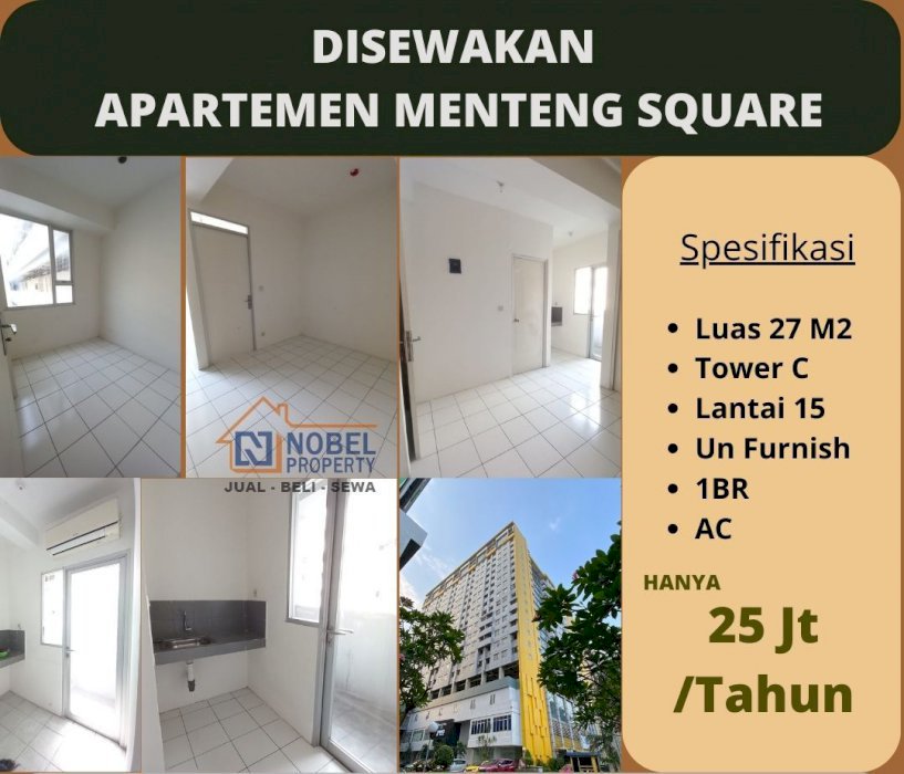 Cari Sewa Apartemen Menteng Square 1BR Spesial Promo Juni