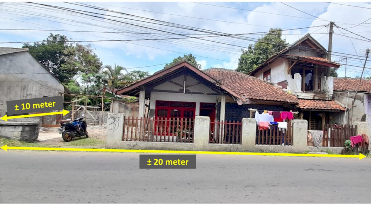 Jual Rumah Pinggir Jalan (SHM) LT 203 meter