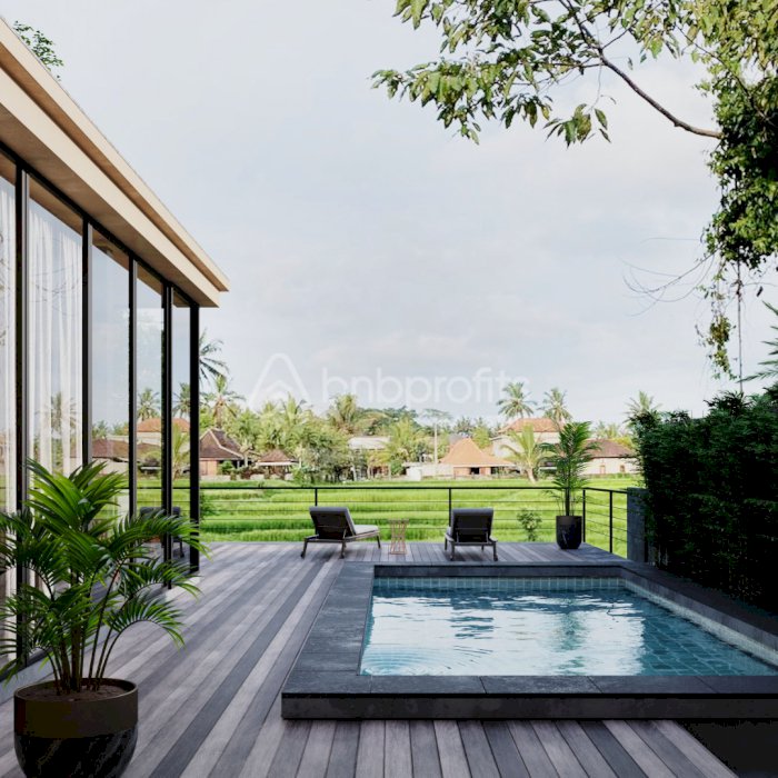 (#BSDL380) Stunning and Ricefield View Modern Villa Off-Plan 2 Bedroom