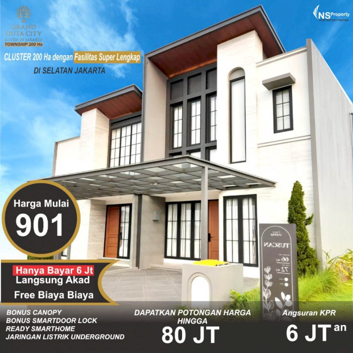 Dijual Rumah 2 Lantai DP0% Proses KPR Instan