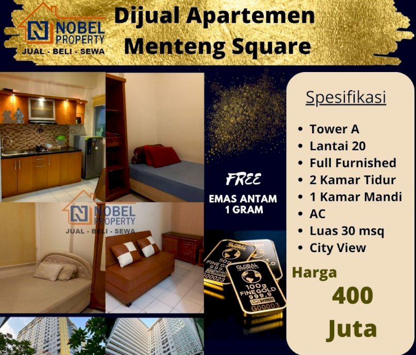 Dijual Apartemen Menteng Square City View Tower A Furnished
