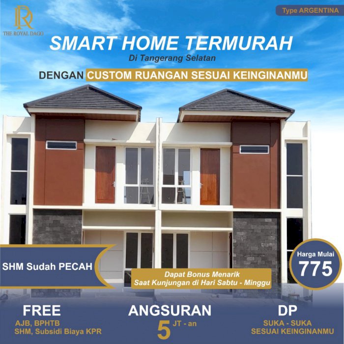 Rumah 2Lantai di Pamulang (Cukup 3jt all in)