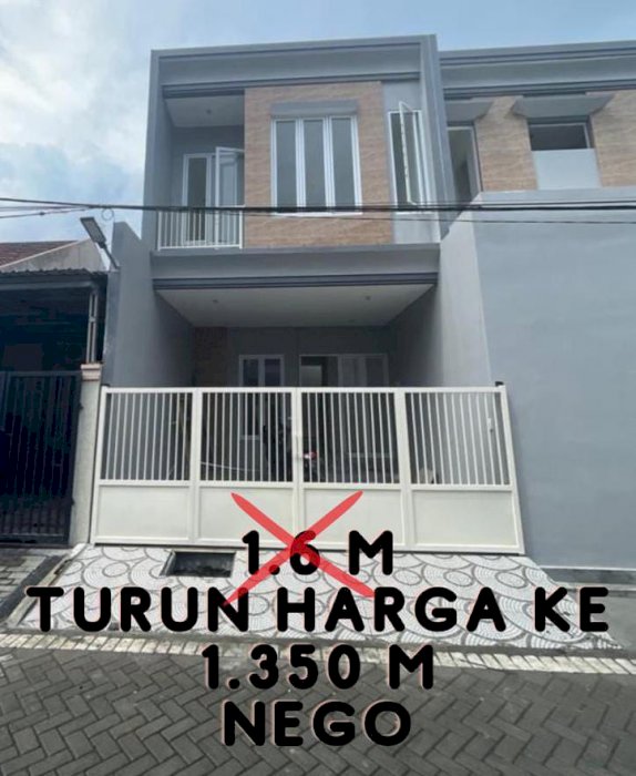 Rumah baru siap huni di jalan Mangga,Pondok Candra