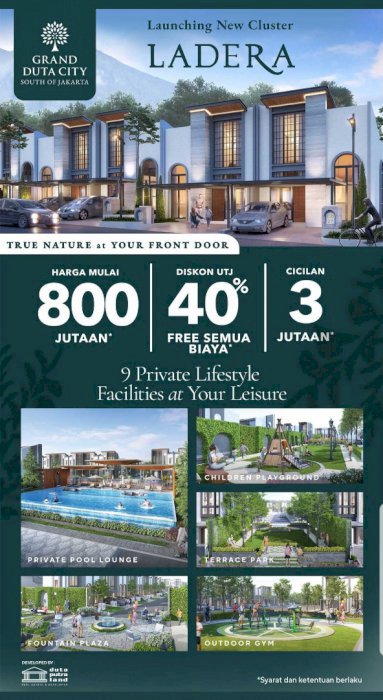 Cluster LALDERA Grand Duta City SoJ Parung