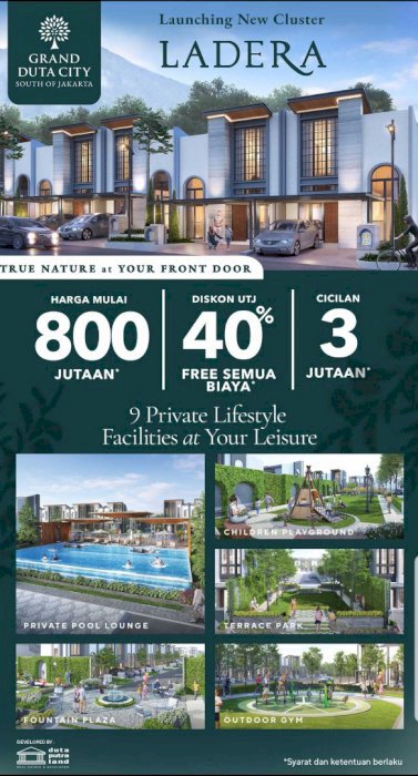 Claster LADERA Grand Duta City SoJ