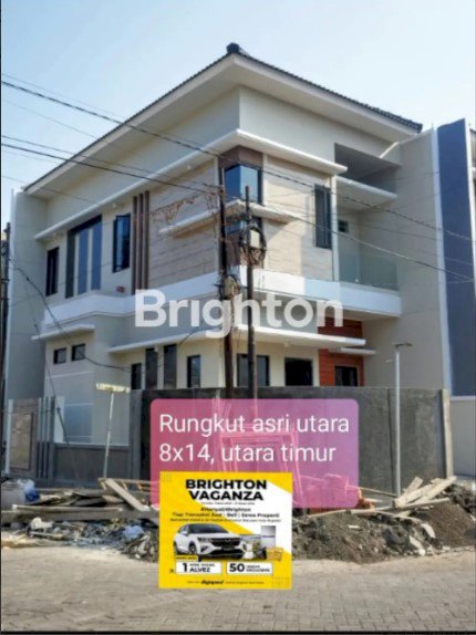 RUMAH HOOK BARU 2 LT DI JL RUNGKUT ASRI UTARA SURABAYA