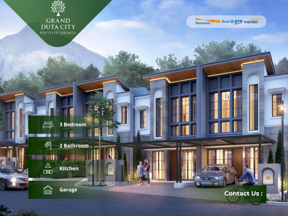 Rumah 2 Lantai American Style || Grand Duta City SoJ Parung