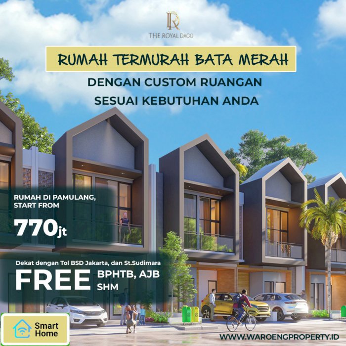 Rumah 2 Lantai di Pamulang Harga Mulai 700Jtan